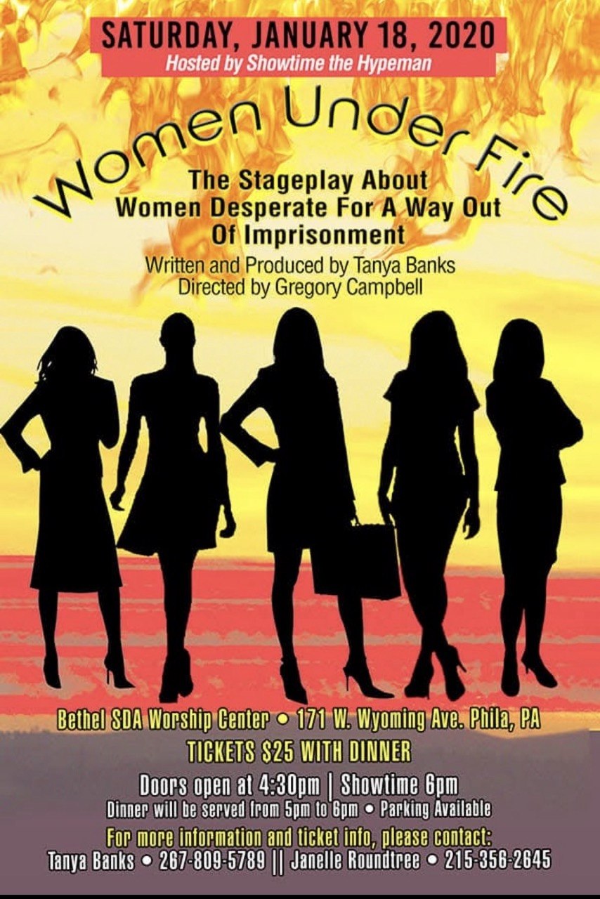 Women Under Fire stage play credit
